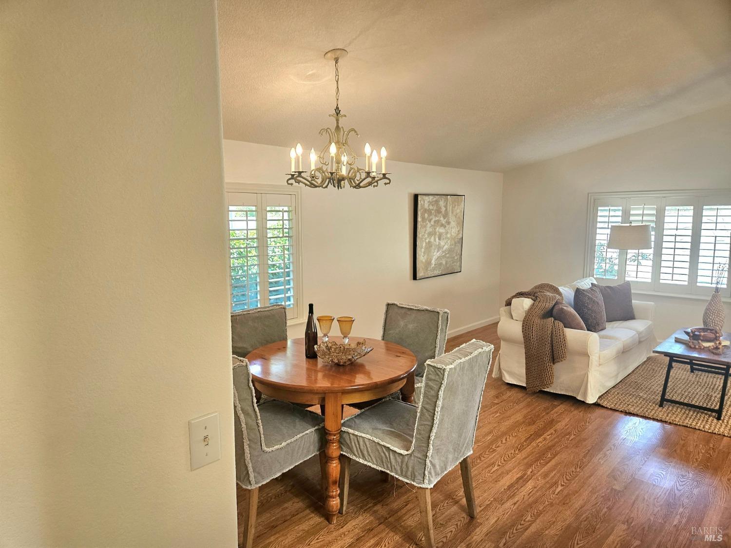2 San Ardo Court St. Helena, CA 94574 - Photo 6 of 45 a view of a dining room with furniture and wooden floor