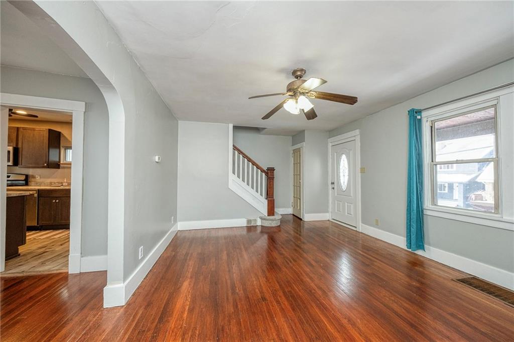 88 Evans Avenue Pittsburgh, PA 15205 - Photo 10 of 41 wooden floor in an empty room with a window