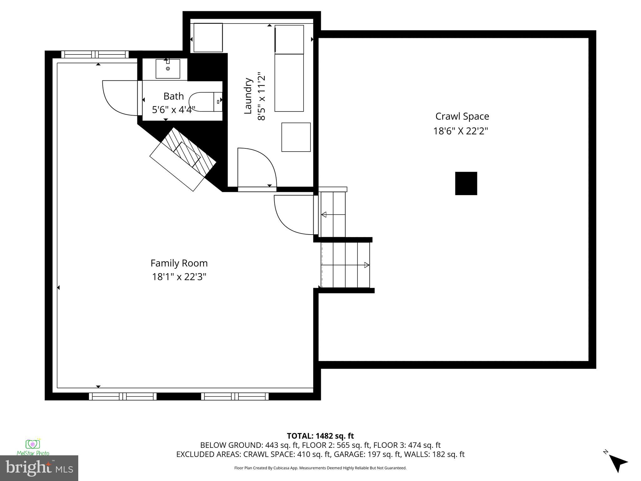 2601 Merrick Way Abingdon, MD 21009 - Photo 59 of 59 Basement Level Floor Plan