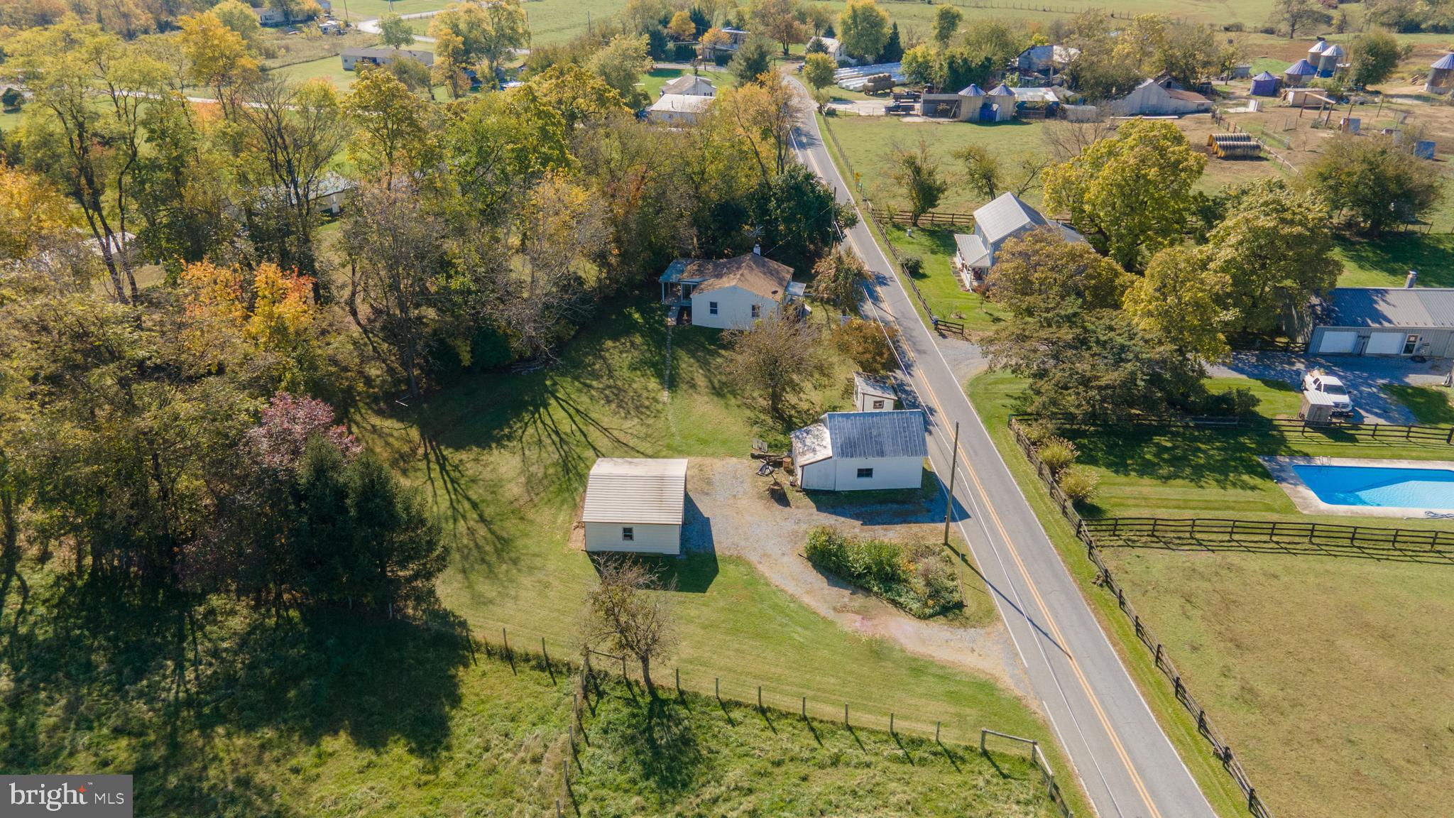 14021 Broadfording Church Road Hagerstown, MD 21740 - Photo 2 of 46 an aerial view of residential houses with outdoor space