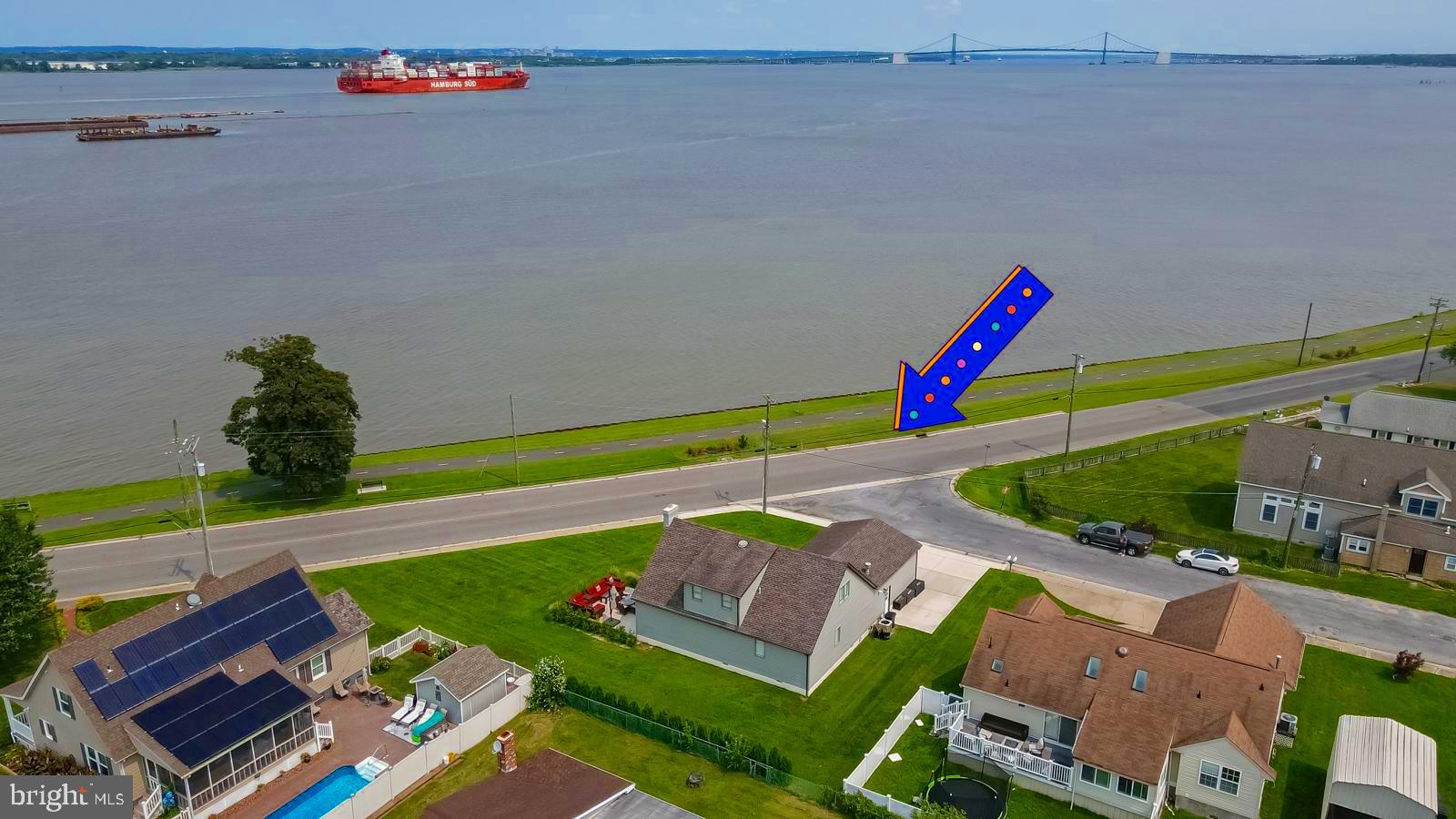 141 Michigan Road Pennsville, NJ 08070 - Photo 56 of 74 Yes, can watch the boats go by from your yard!
