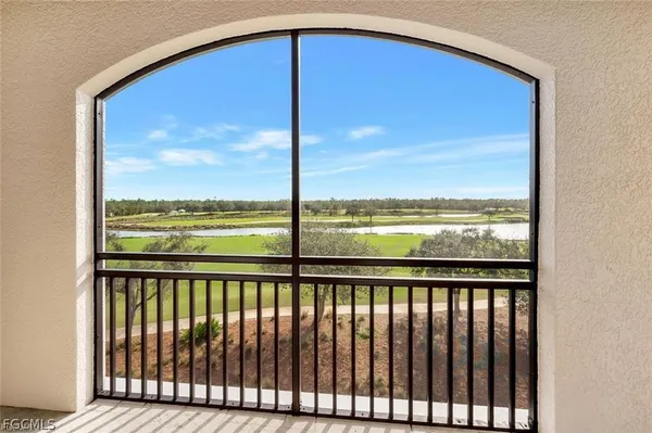 a view of ocean from a balcony