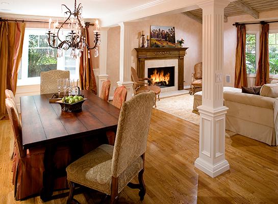 684 Ashley Road Montecito, CA 93108 - Photo 3 of 11 a living room with furniture and a fireplace