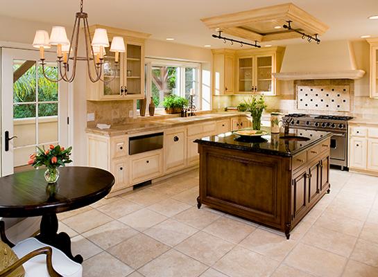 684 Ashley Road Montecito, CA 93108 - Photo 5 of 11 a kitchen with stainless steel appliances granite countertop a stove a sink and a microwave