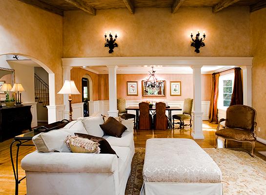 684 Ashley Road Montecito, CA 93108 - Photo 8 of 11 a living room with furniture and a chandelier