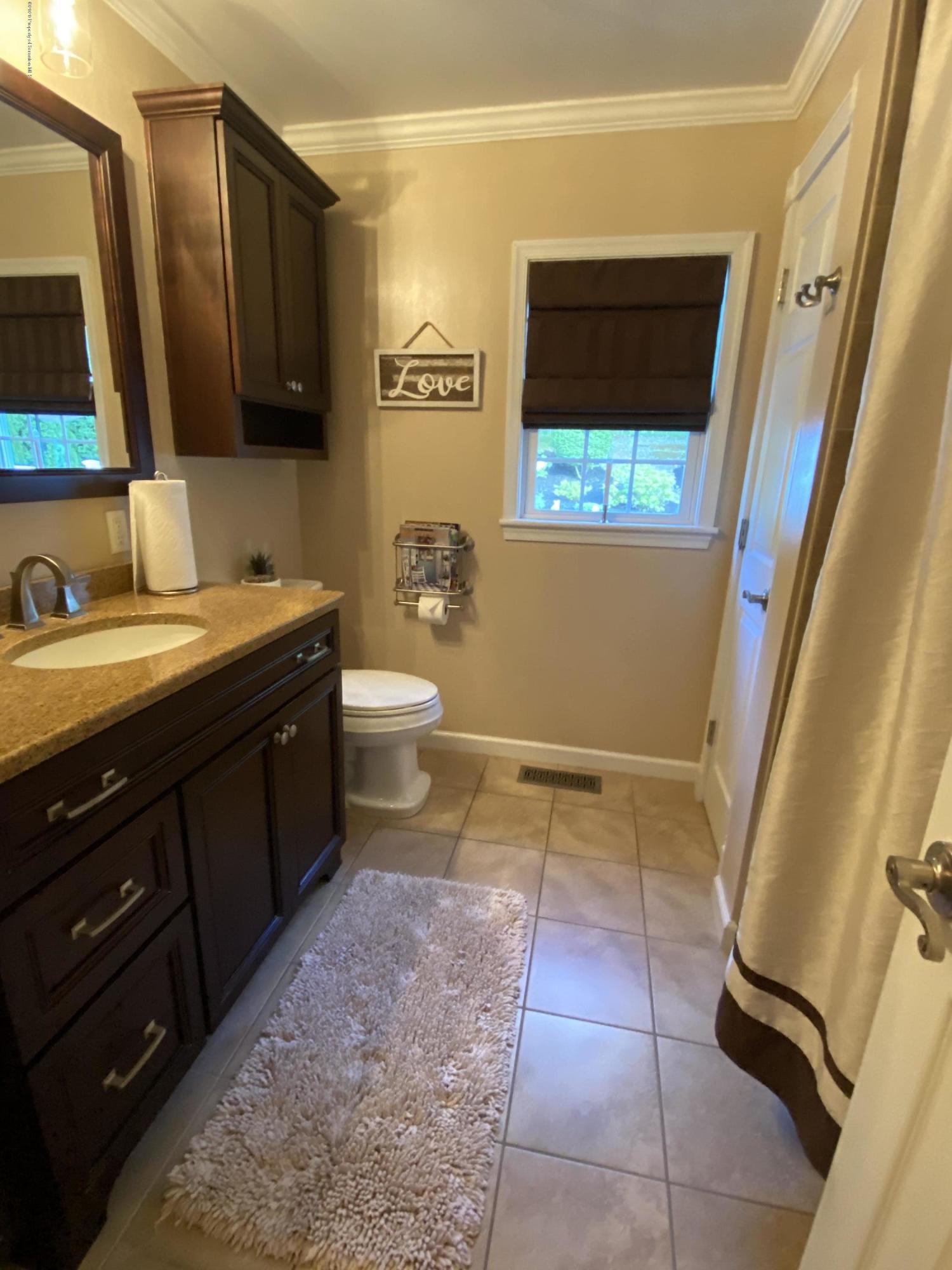225 Terrace Street Shavertown, PA 18708 - Photo 17 of 19 a bathroom with a sink a toilet and mirror