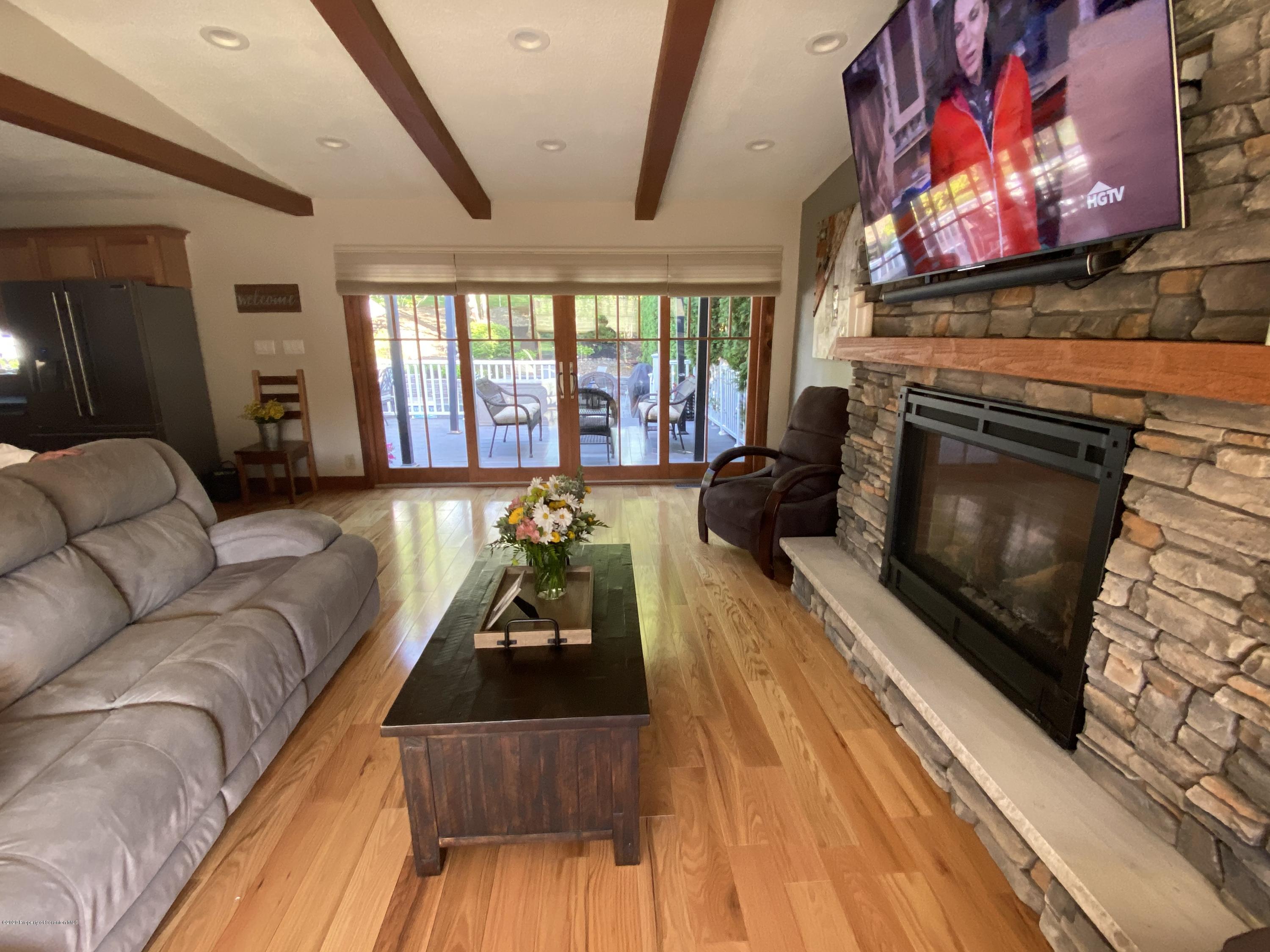 225 Terrace Street Shavertown, PA 18708 - Photo 8 of 19 a living room with furniture and a fireplace