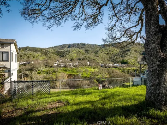 a view of a yard with an outdoor space