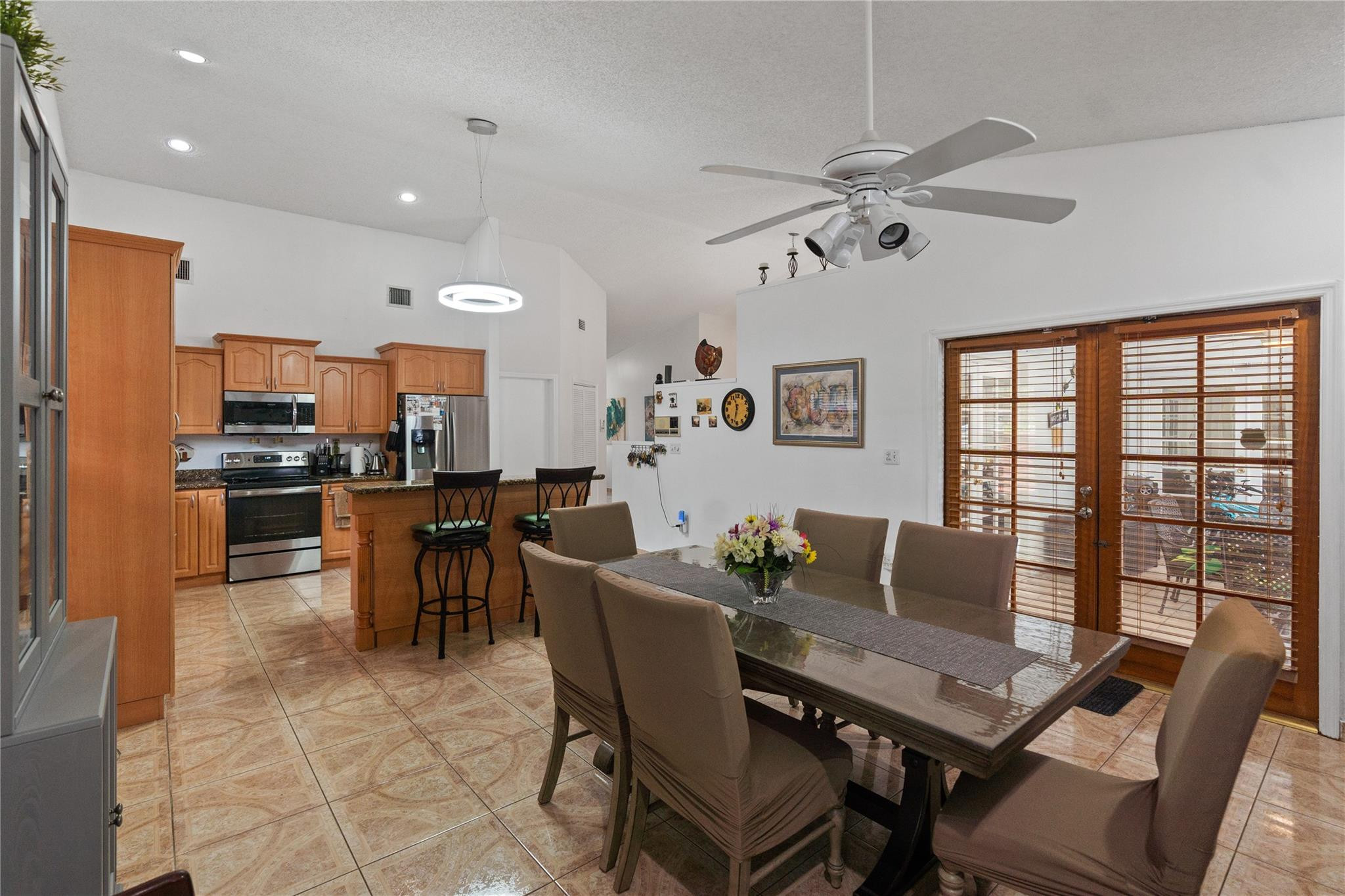 7440 Southwest 93rd Avenue Miami, FL 33173 - Photo 32 of 50 a view of a dining room with furniture window and outside view