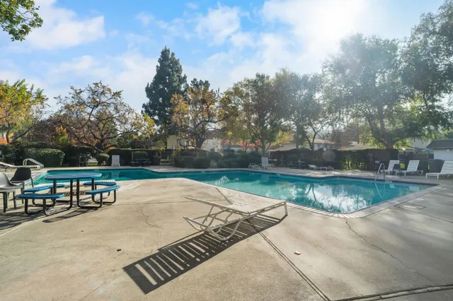 a view of outdoor space with seating
