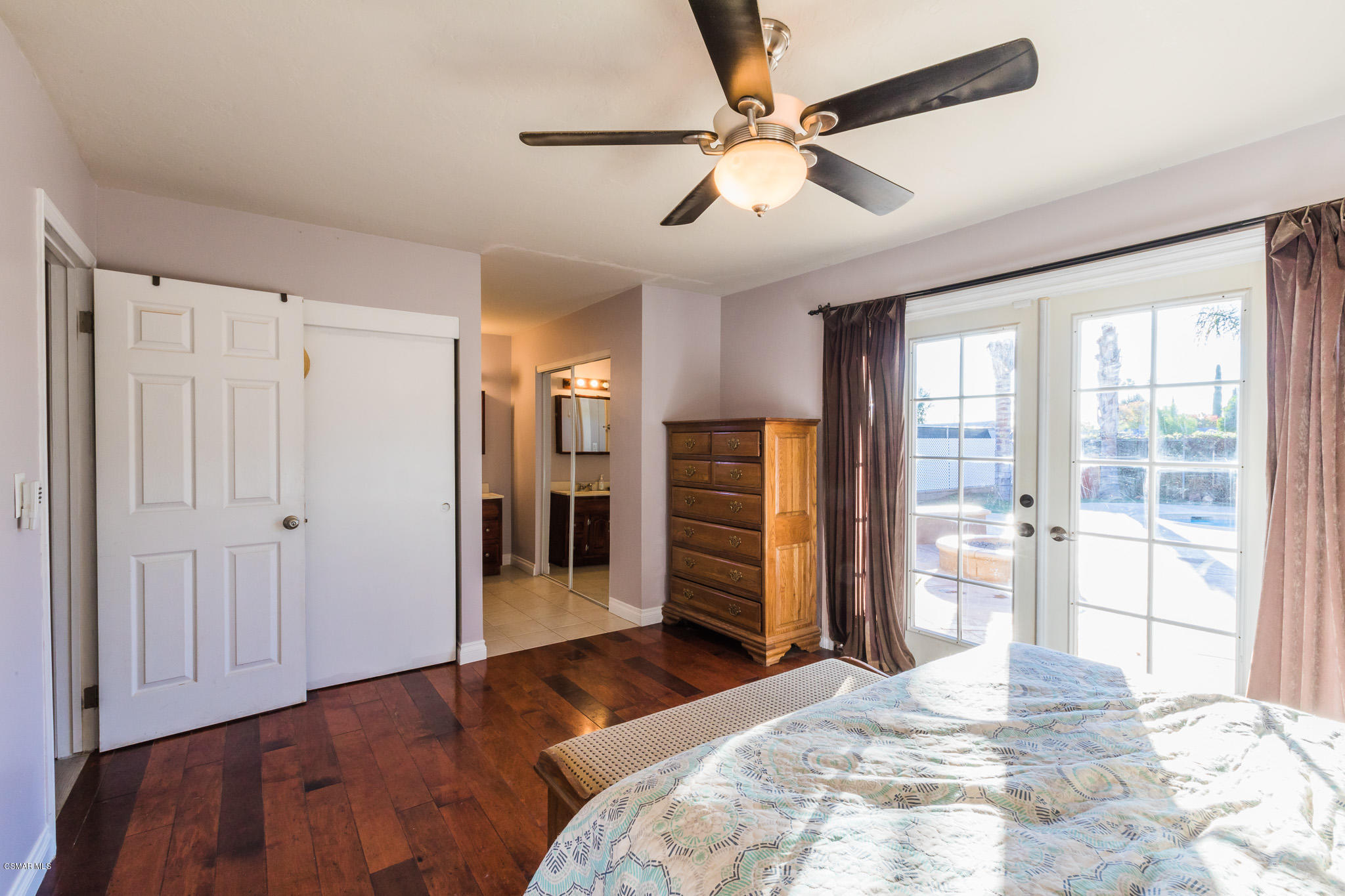 3441 Corpus Christi Street Simi Valley, CA 93063 - Photo 40 of 64 a bedroom with a bed and a large window