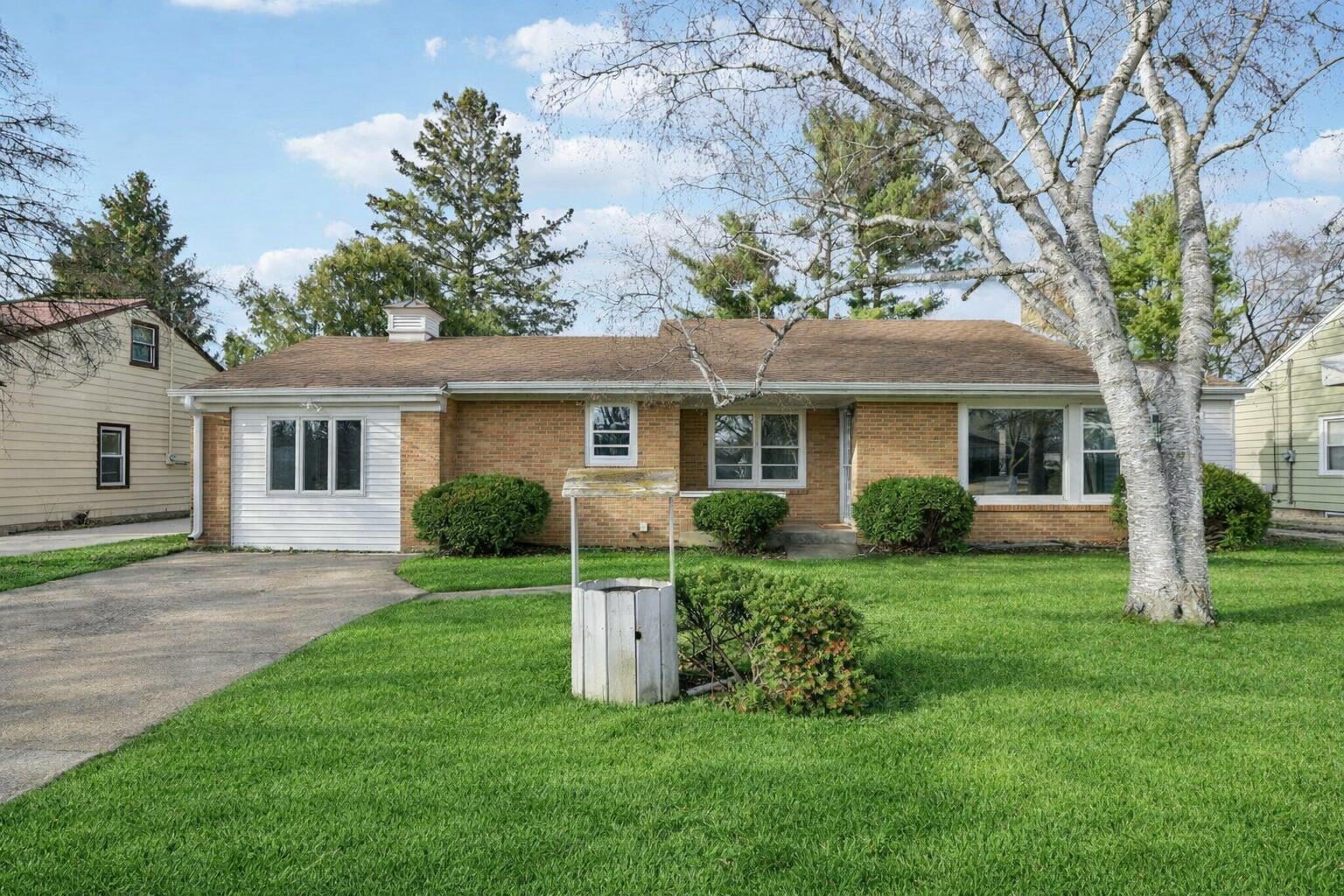 Front of house - enhanced grass