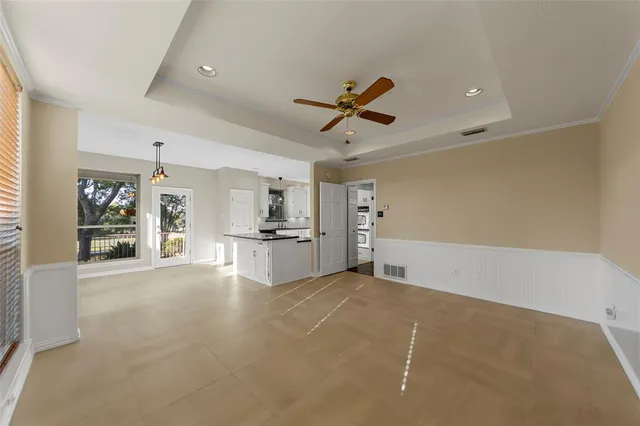 a view of a livingroom with a fireplace