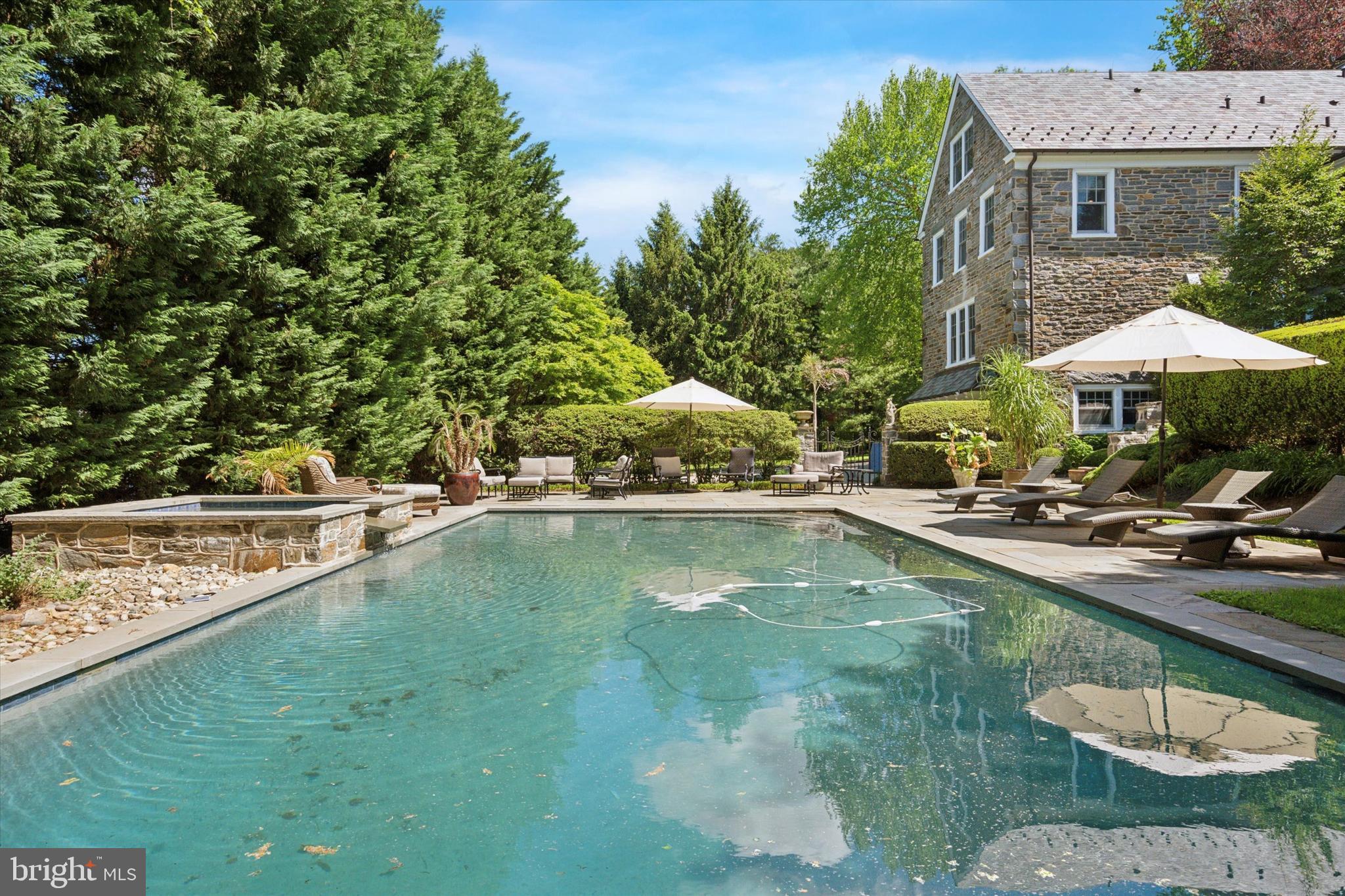 281 Winding Way Merion Station, PA 19066 - Photo 37 of 52 a view of swimming pool with chairs