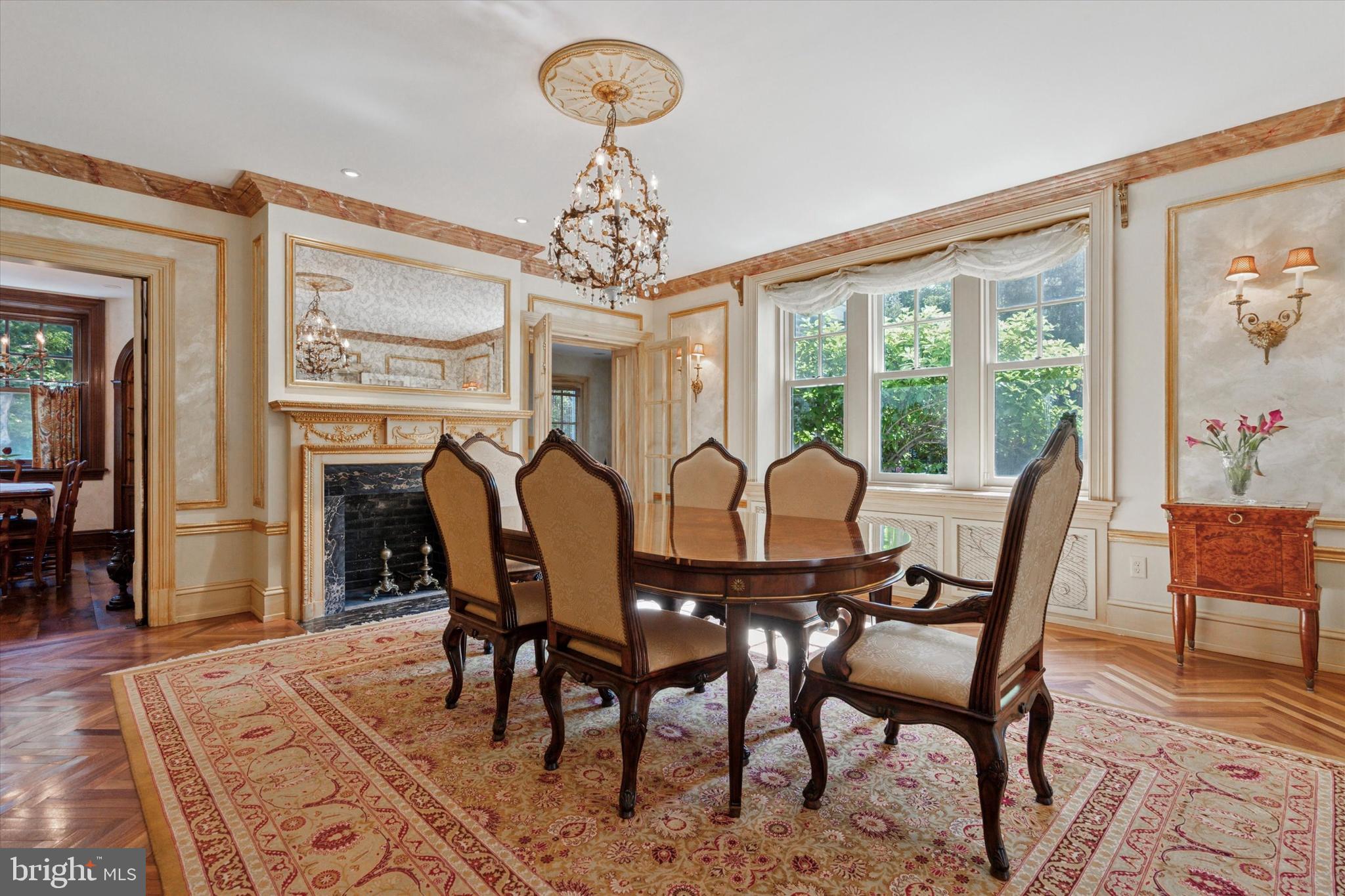 281 Winding Way Merion Station, PA 19066 - Photo 8 of 52 a view of a dining room with furniture window and wooden floor