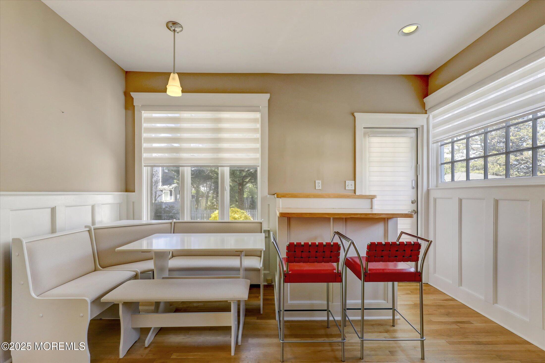 603 Laurel Avenue West Allenhurst, NJ 07711 - Photo 16 of 67 a view of a dining room with furniture window and wooden floor
