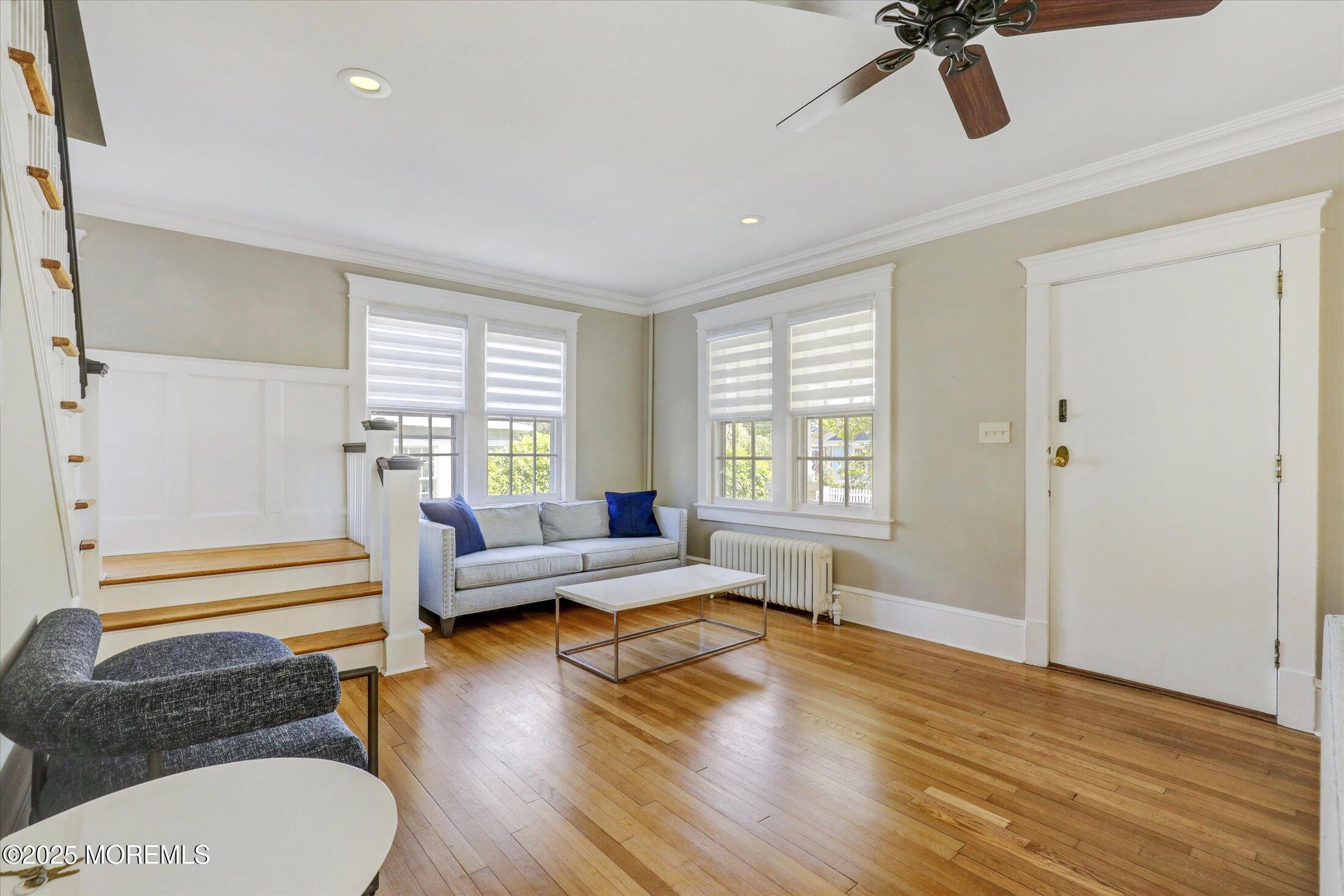 603 Laurel Avenue West Allenhurst, NJ 07711 - Photo 5 of 67 a living room with furniture and a wooden floor
