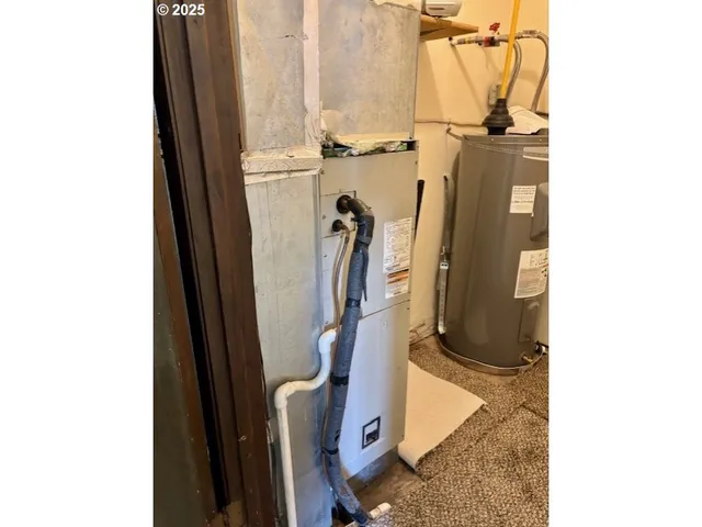 a view of walk in closet with windows and white walls