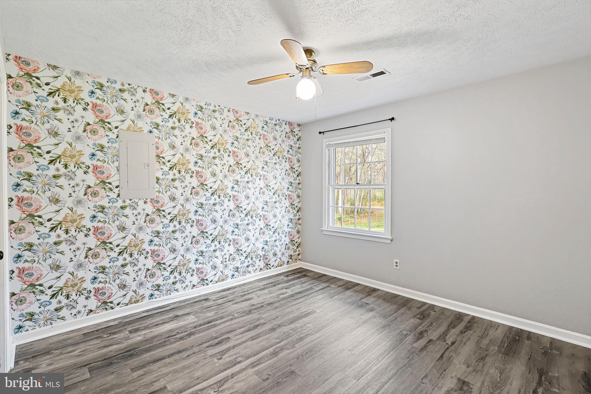 15366 Black Hill Road Rixeyville, VA 22737 - Photo 27 of 35 an empty room with wooden floor fan and windows