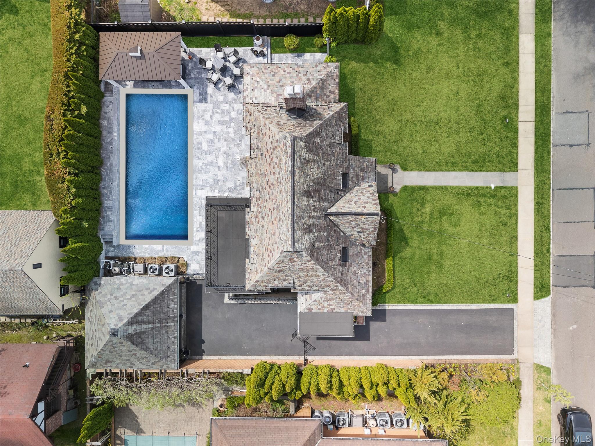 216 Beverly Road Queens, NY 11363 - Photo 23 of 50 swimming pool view with a outdoor seating space