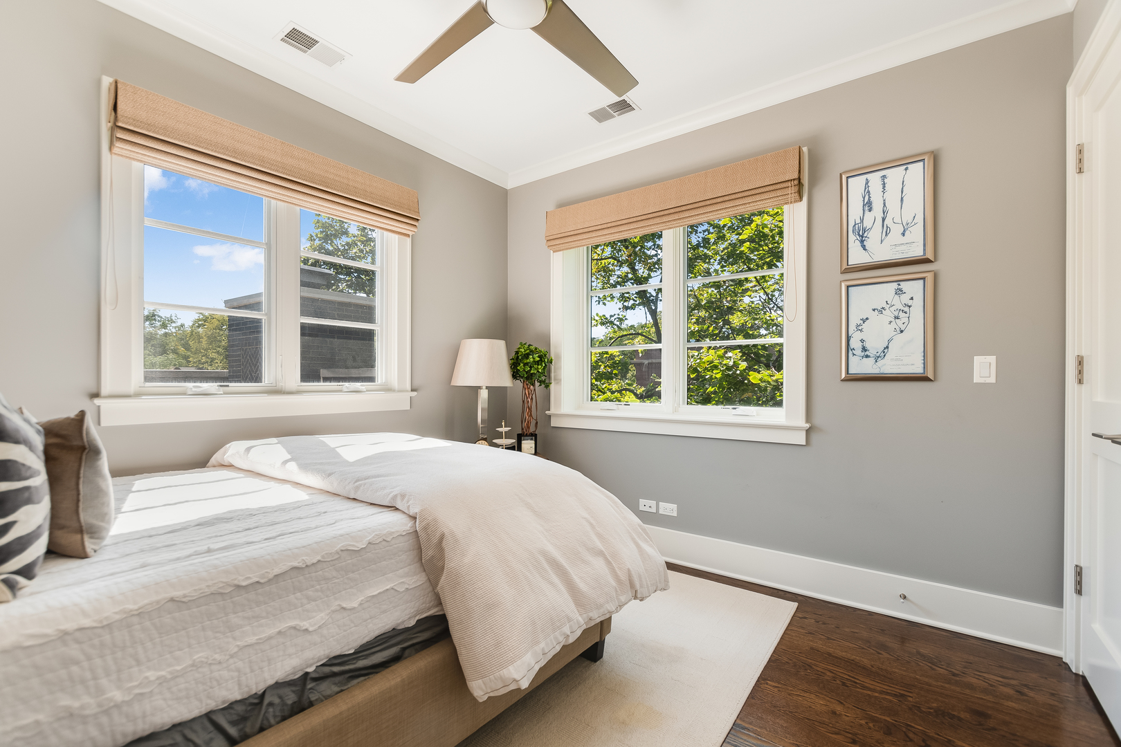 1480 West Grace Street Chicago, IL 60613 - Photo 27 of 41 a bedroom with a bed and a large window