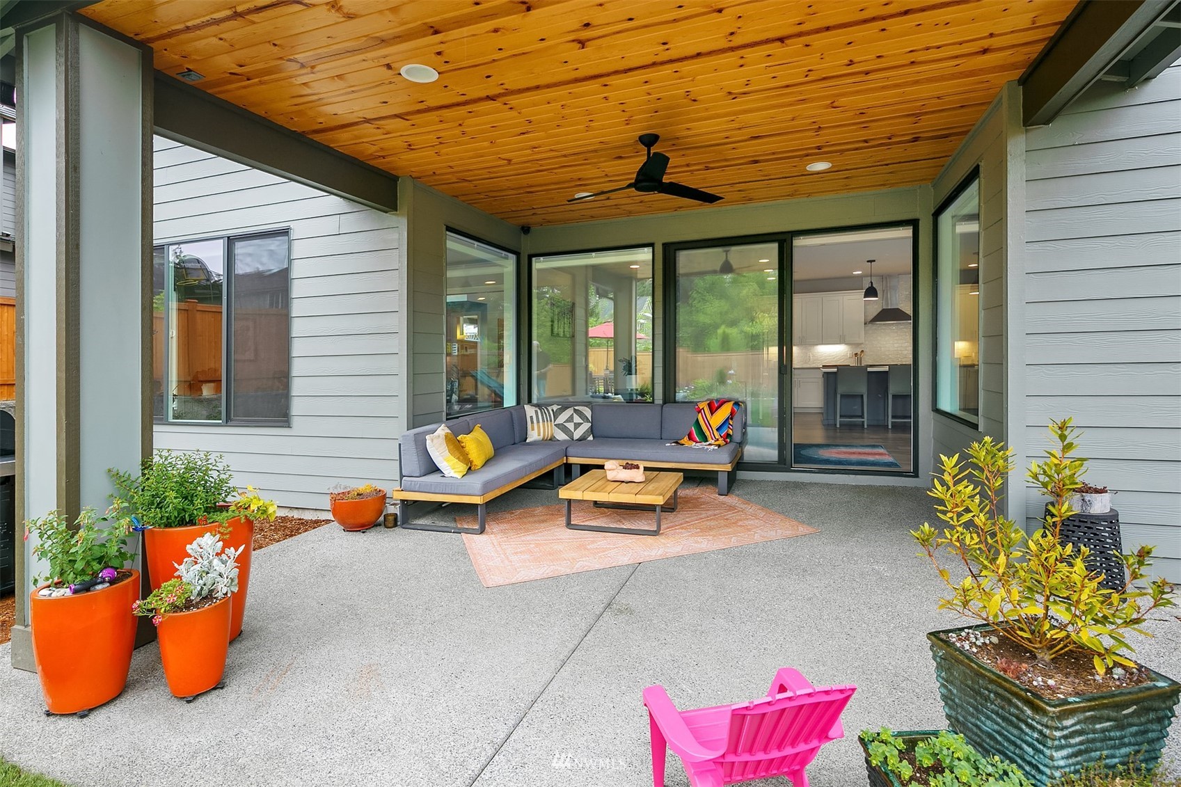 236 234th Place Southeast Bothell, WA 98021 - Photo 38 of 39 a backyard of a house with outdoor seating