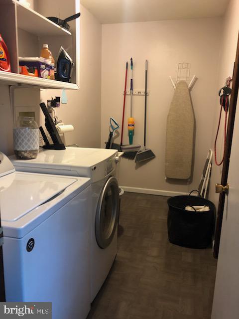 153 Sooy Place Road Tabernacle, NJ 08088 - Photo 10 of 18 a utility room with sink dryer and washer