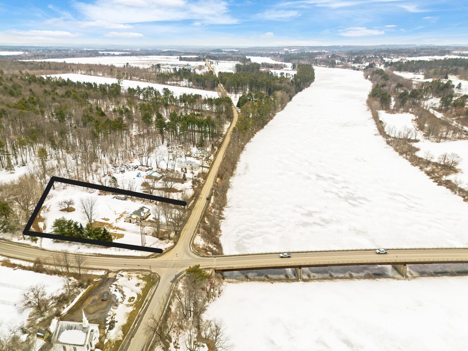 1655 River Road Clinton, ME 04927 - Photo 27 of 29 27 Aerial