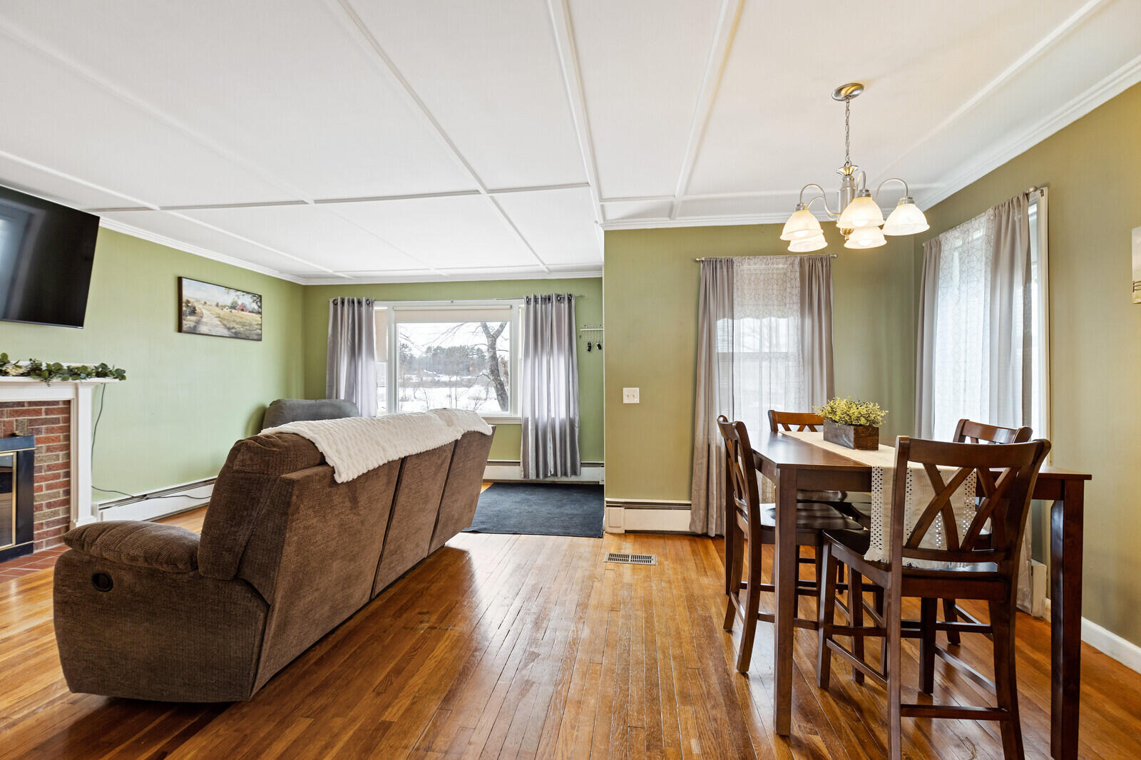 1655 River Road Clinton, ME 04927 - Photo 10 of 29 10 open concept living room dining area