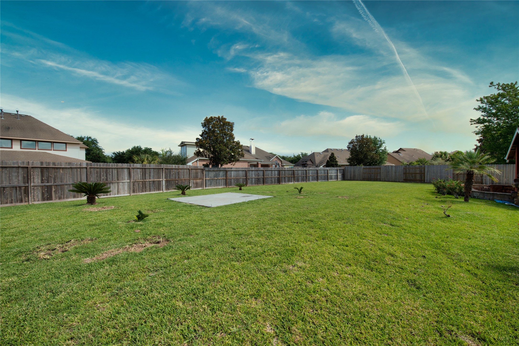 1914 Lakeside Crossing Katy, TX 77494 - Photo 40 of 44 a view of yard with swimming pool and green space