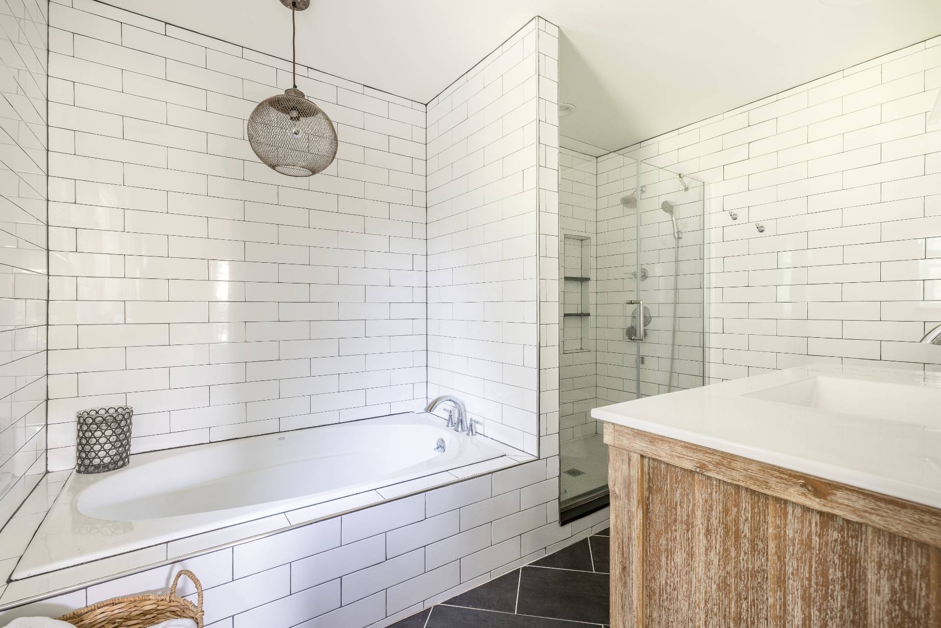 312 Noyack Road Southampton, NY 11968 - Photo 11 of 18 a bathroom with a sink and a bathtub