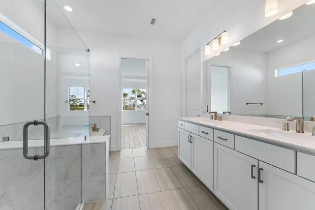 a view of small space with racks on the wall