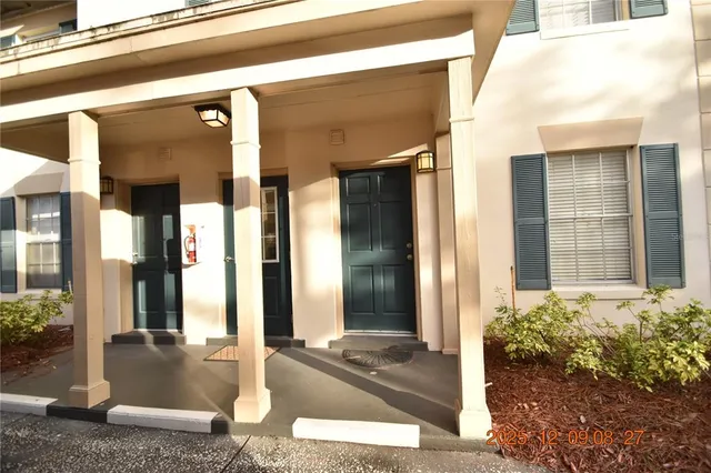 a view of a entryway door of the house