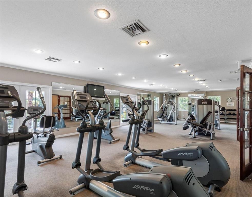 3402 Latania Drive, Unit 316 Tampa, FL 33618 - Photo 29 of 36 a view of a room with gym equipment