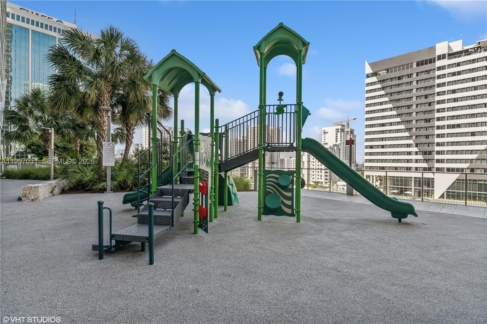 88 Southwest 7th Street, Unit 1804 Miami, FL 33130 - Photo 19 of 39 a view of outdoor space with seating