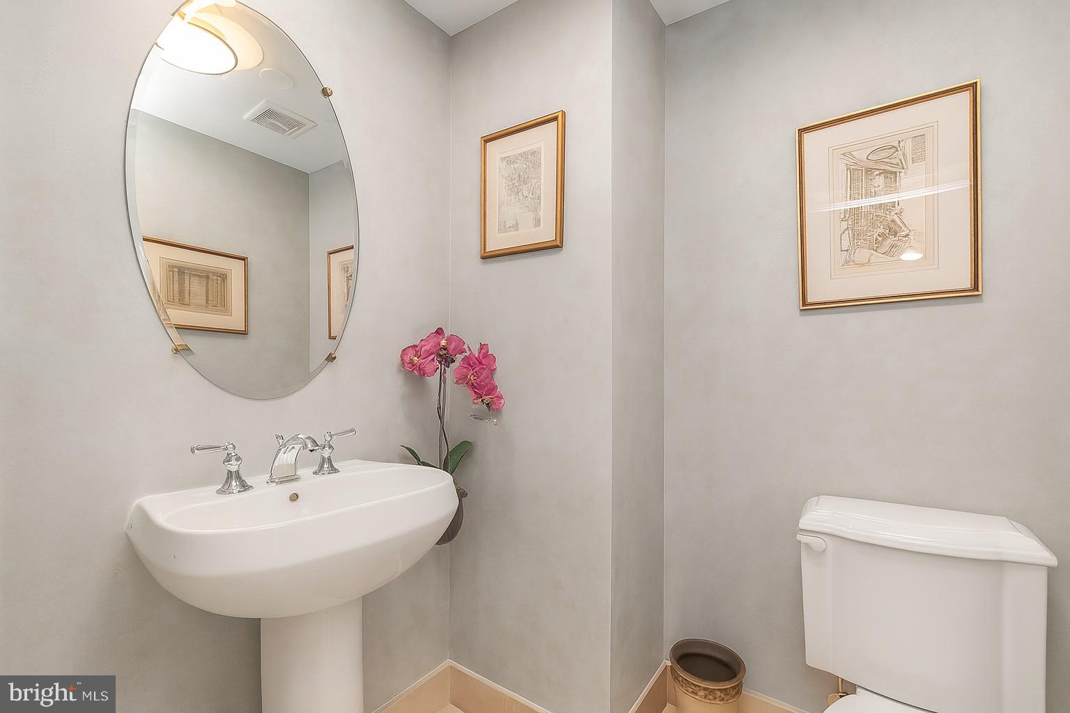 2425 L Street Northwest, Unit 303 Washington, DC 20037 - Photo 26 of 38 Parlor Bath - color reimagined to light gray