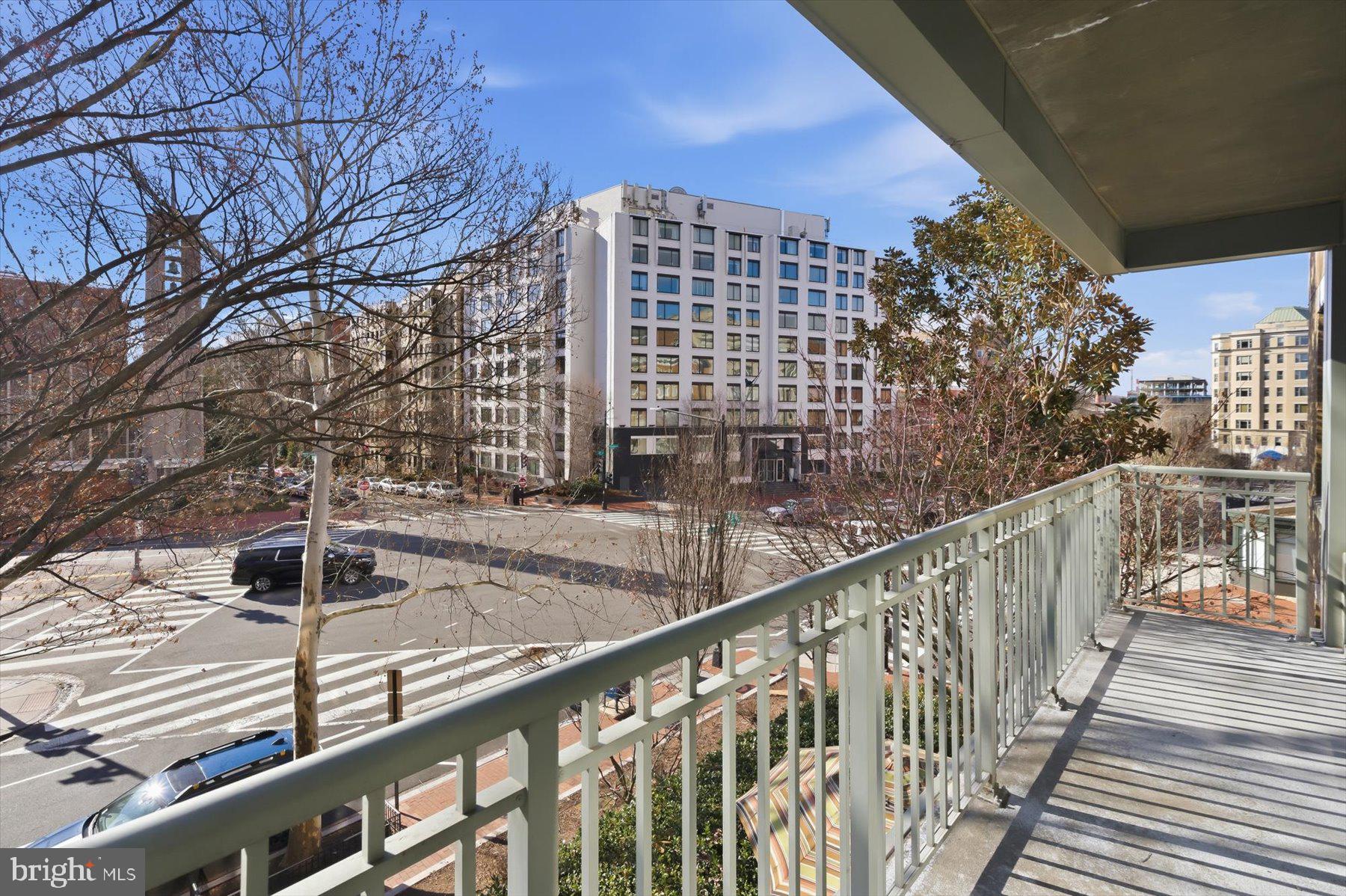 2425 L Street Northwest, Unit 303 Washington, DC 20037 - Photo 7 of 38 Balcony off of Living Room