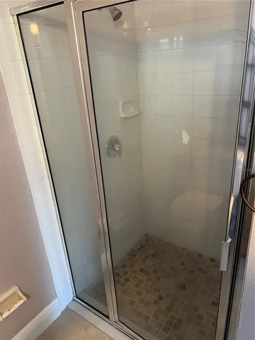 a close up of a bathtub