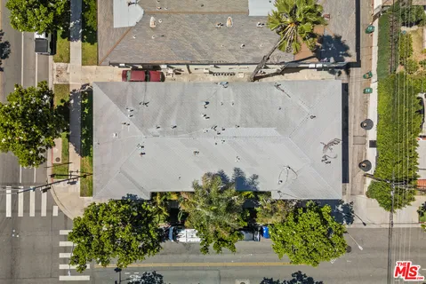 an aerial view of a city with lots of residential buildings