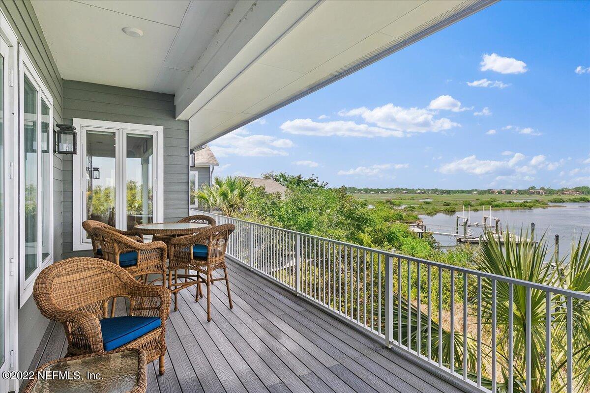 3425 Lands End Drive St. Augustine, FL 32084 - Photo 28 of 79 26-Balcony off Kitchen