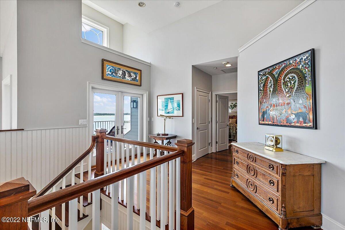 3425 Lands End Drive St. Augustine, FL 32084 - Photo 43 of 79 a view of an entryway wooden floor and windows