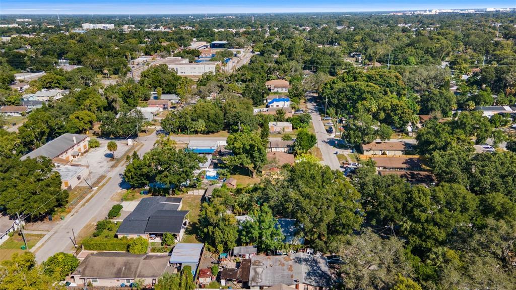 8210 North Klondyke Street, Unit 1 Tampa, FL 33604 - Photo 34 of 34 an aerial view of residential houses with outdoor space and trees