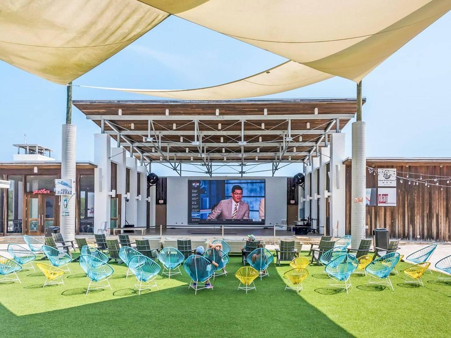 88 West W Pine, Unit A Inlet Beach, FL 32461 - Photo 19 of 19 a view of a chairs and table in the patio
