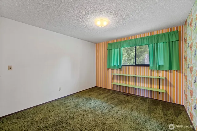 a view of livingroom and hallway