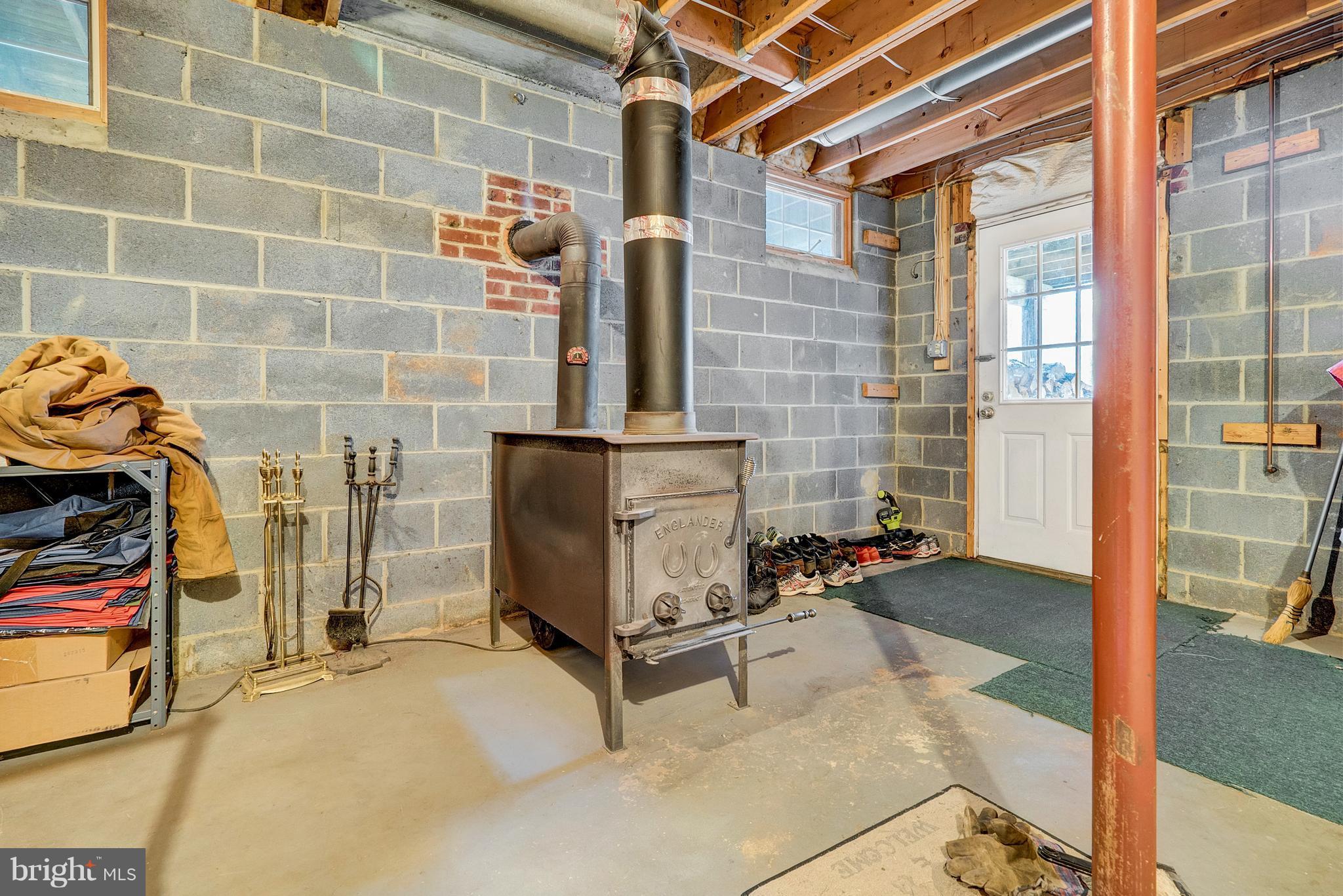 6231 Balls Mill Road Midland, VA 22728 - Photo 27 of 30 Basement Workshop with Wood Furnace