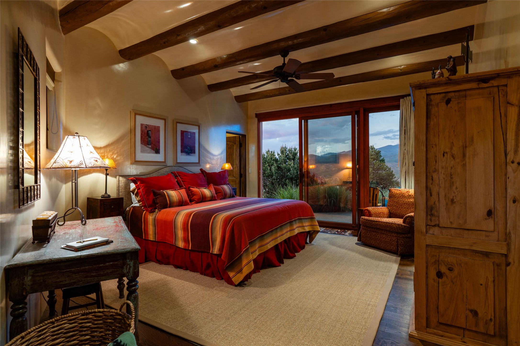 42 San Juan Ranch Road Santa Fe, NM 87506 - Photo 31 of 49 Bedroom Three with Portal Access & en-suite Bath