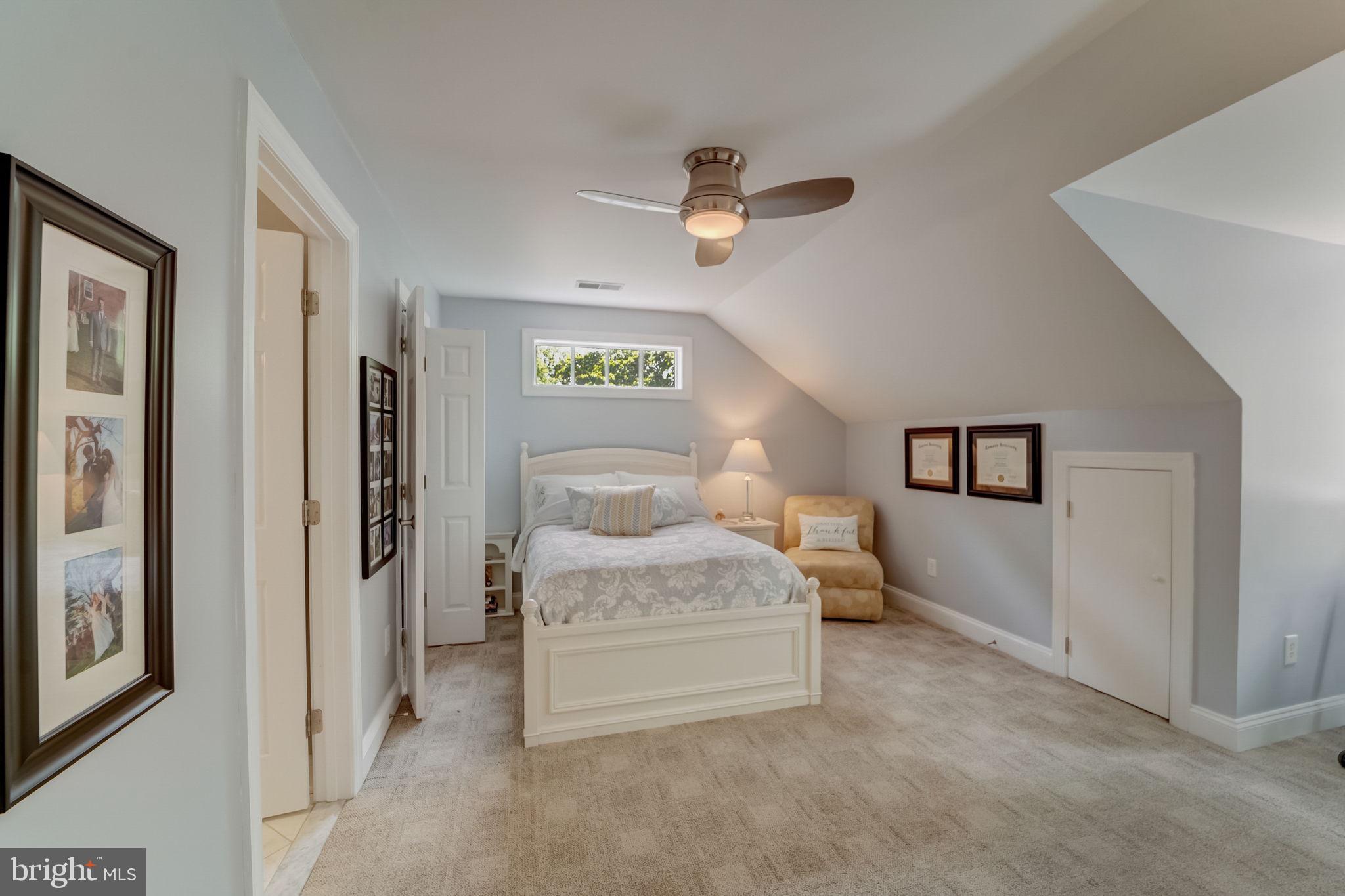 100 Evergreen Road Severna Park, MD 21146 - Photo 31 of 77 Bedroom 3 has a Walk-in-Closet & Storage in Eaves
