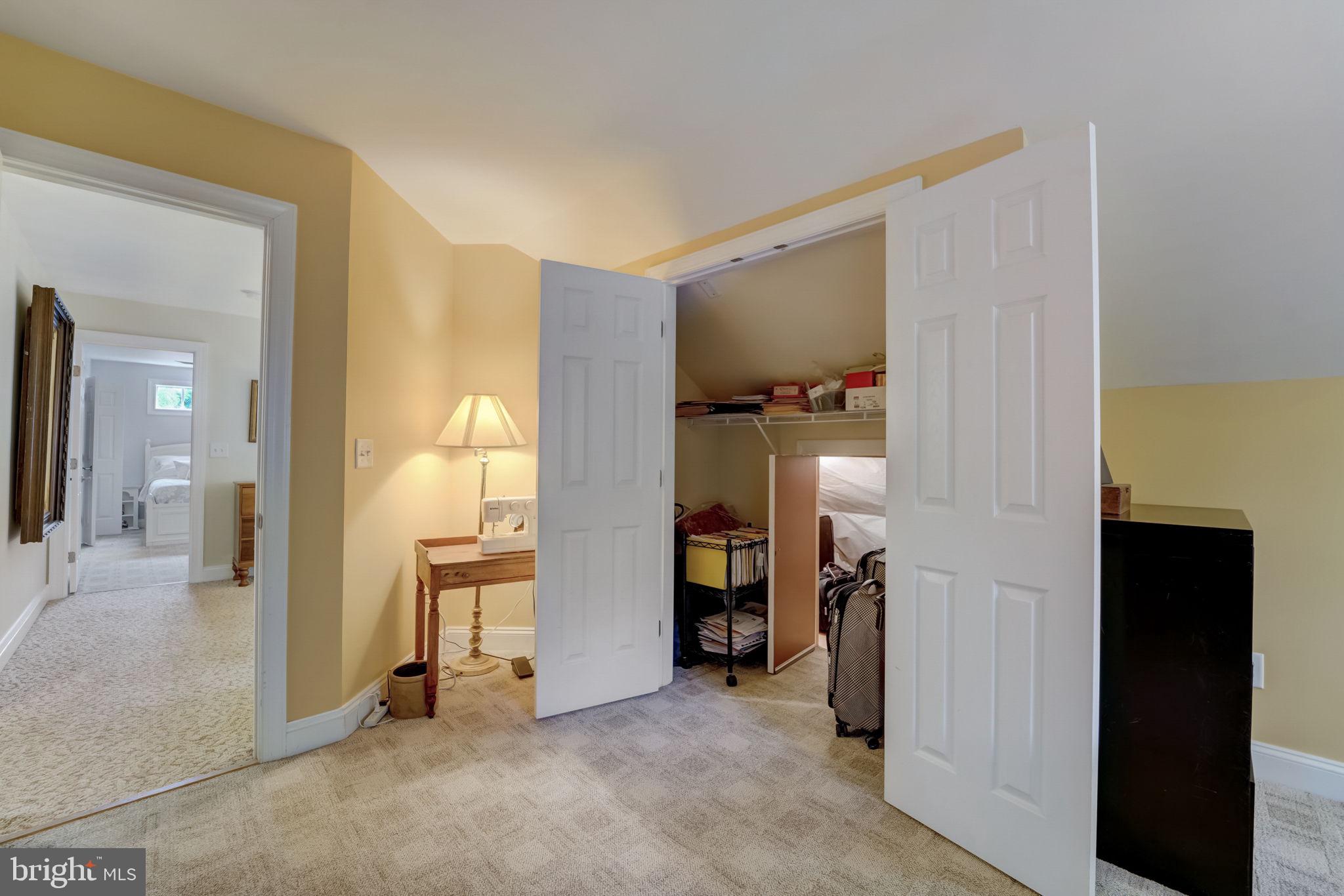 100 Evergreen Road Severna Park, MD 21146 - Photo 37 of 77 Closet in Bedroom 5 connects to Attic Storage.