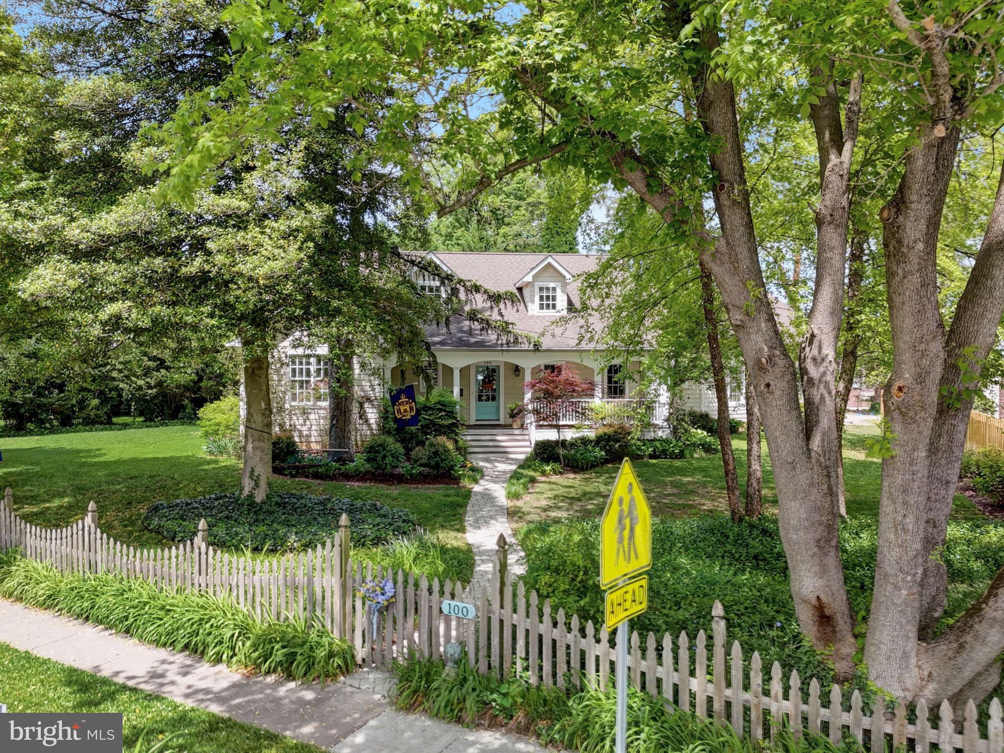 100 Evergreen Road Severna Park, MD 21146 - Photo 62 of 77 Fence and view of home