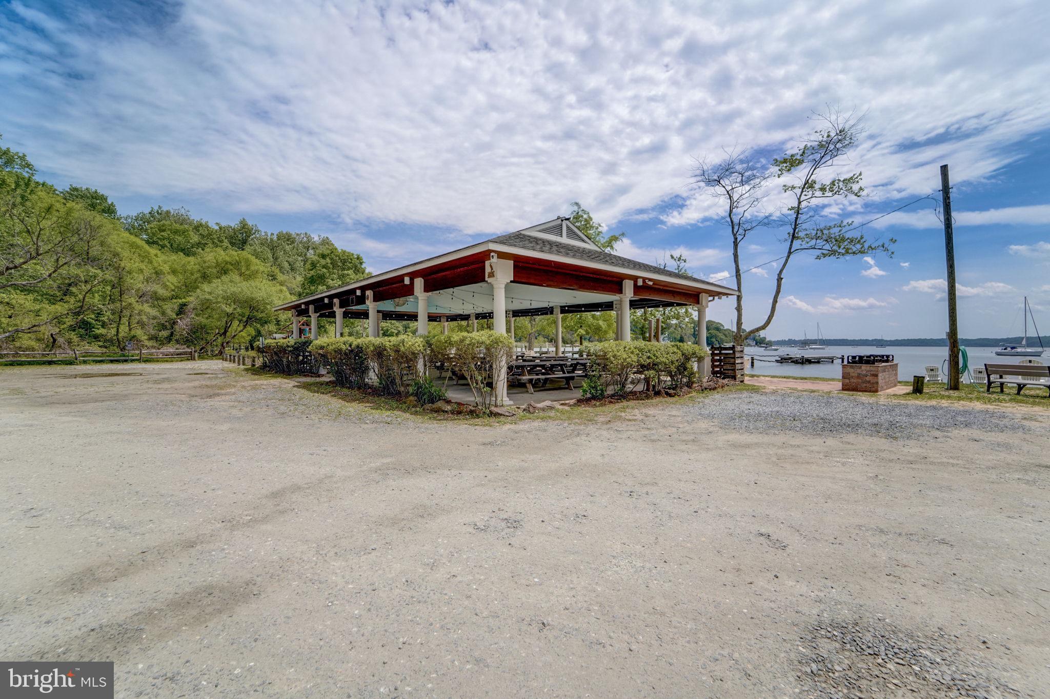 100 Evergreen Road Severna Park, MD 21146 - Photo 67 of 77 The pavillion allows for shade and picnic time